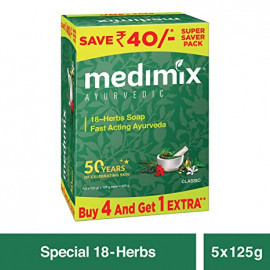 Medimix Ayurvedic Soap (125*4+1) 1 Pack